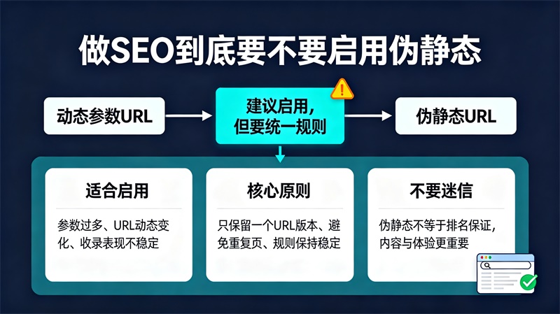 做seo到底要不要启用伪静态?