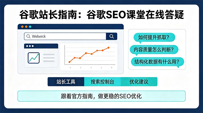 谷歌站长指南：谷歌SEO课堂在线答疑